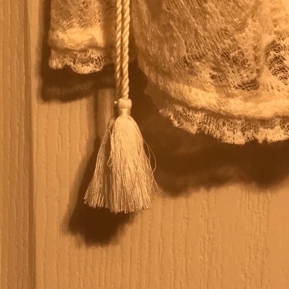 Free People White Lace Batwing Dress - Picture 4 of 4